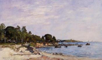 Eugene Boudin : Juan-les-Pins, the Bay and the Shore